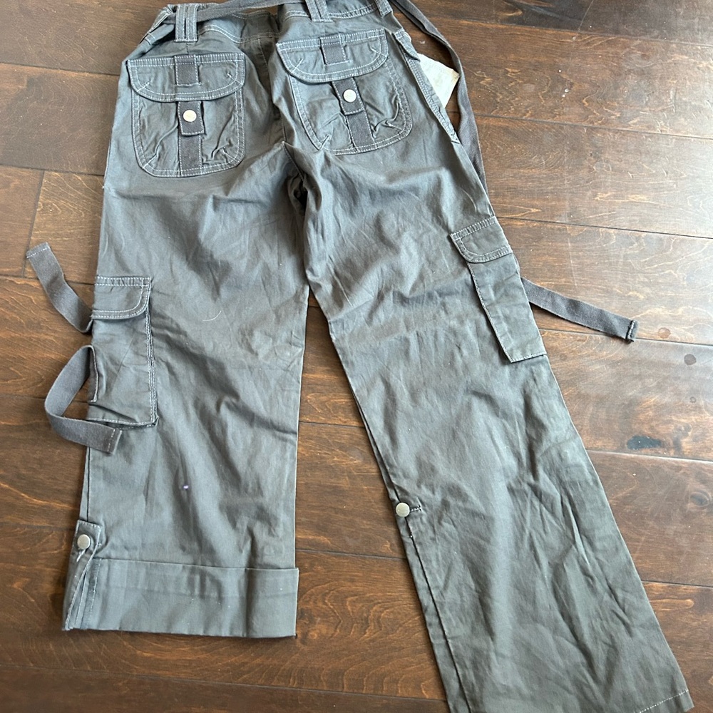 Nori Girls Gray Cargo Style Pants Sz 10 New 4125 - Picture 4 of 4